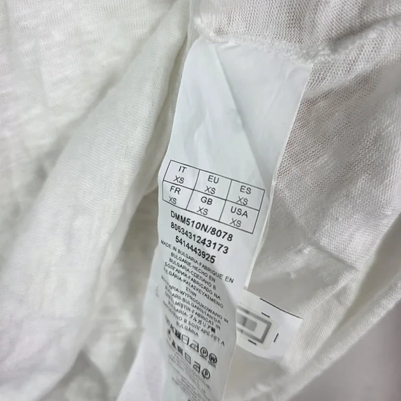 Falconeri Linen V neck basic tee - Picture 5 of 10